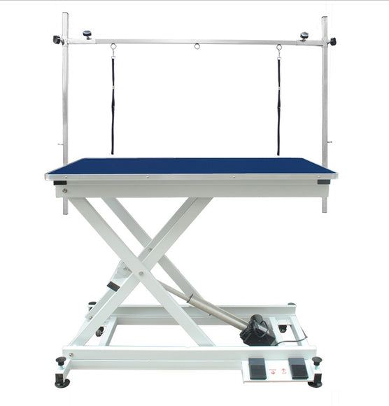 Blovi Moon Modern Trimming Table – Electric Lift, 110x60cm Black Top, Stable Design