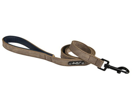Doogy Simili Sweet Eco-Leather Leash – 105cm Length, 20mm Wide, Beige, Durable Design