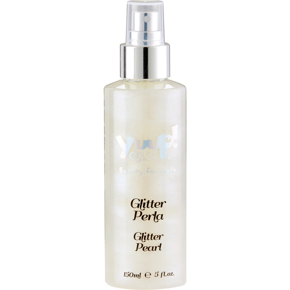 Yuup! Fashion Glitter Pearl Perfumed Coat Shine – Pearl Particles, Radiant Finish, 150ml