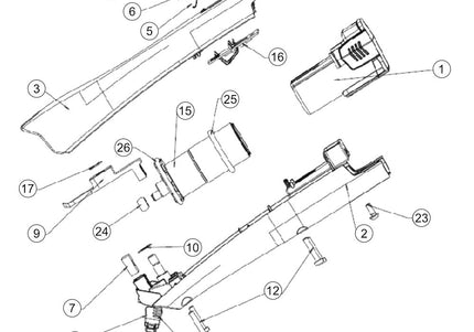 Aesculap Switch Guide – Replacement Attachment for Favorita CL GT206 and Fav5 CL GT306 Razors