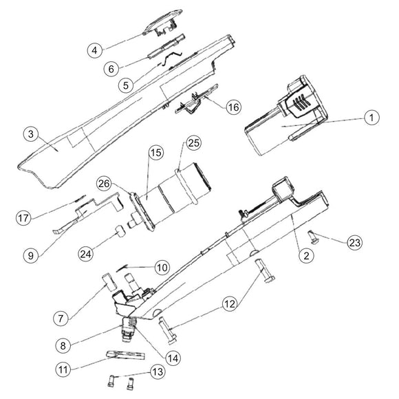 Aesculap Switch Guide – Replacement Attachment for Favorita CL GT206 and Fav5 CL GT306 Razors