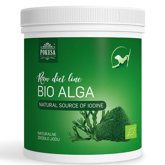 Pokusa RawDietLine Bio Alga Norwegian Seaweed Meal – Nutrient-Rich Natural Supplement, 350g