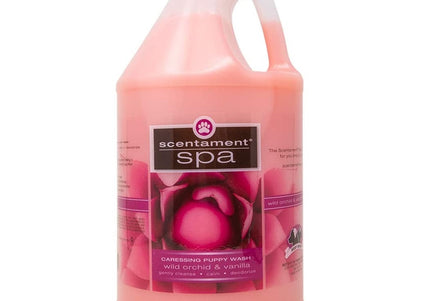 Best Shot Spa Wild Orchid & Vanilla Puppy Wash – Gentle Cleanser with Natural Extracts, Relaxing Scent