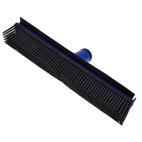 V7 Rubber Grooming Broom – Telescopic Pole, Innovative Red Design, Efficient Hair Removal