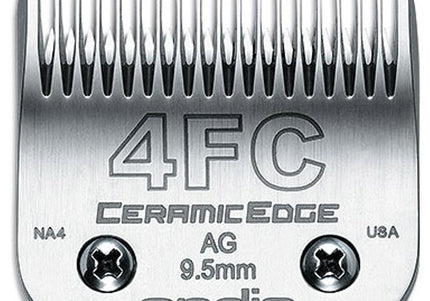Andis CeramicEdge No. 4FC Clipper Blade – 9.5mm, Durable Ceramic Cutting Edge