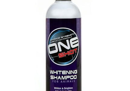 One Shot Whitening Shampoo – Concentrated Formula for White and Light Coats, 473ml