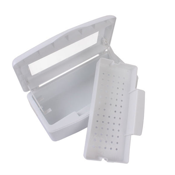 Sterilization Container – Durable Cleaning Box with Removable Tray for Grooming Tools and Blades