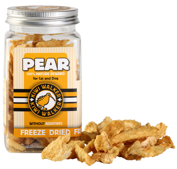 Kiwi Walker Snacks Pear 40g – 100% Freeze-Dried Pear, Natural Single-Ingredient Treats