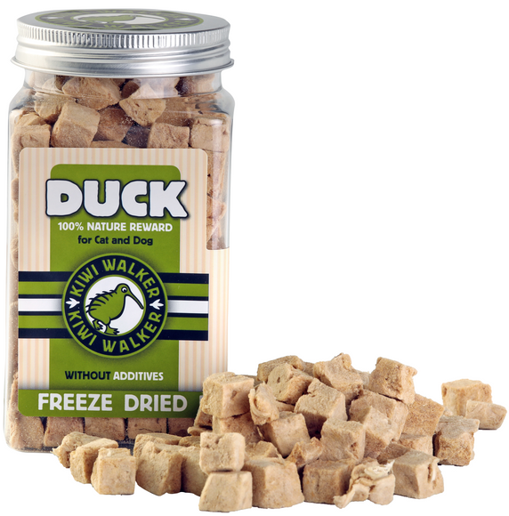 Kiwi Walker Duck Freeze-Dried Snacks – 100% Natural Single-Ingredient Treats, 80g