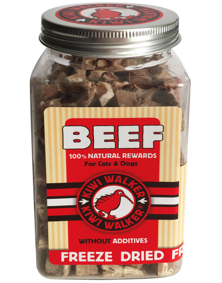Kiwi Walker Snacks Beef 40g – 100% Freeze-Dried Natural Beef, Protein-Rich Treats