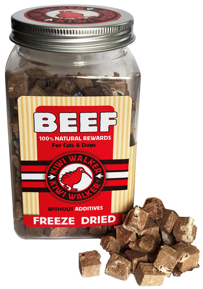 Kiwi Walker Snacks Beef 40g – 100% Freeze-Dried Natural Beef, Protein-Rich Treats