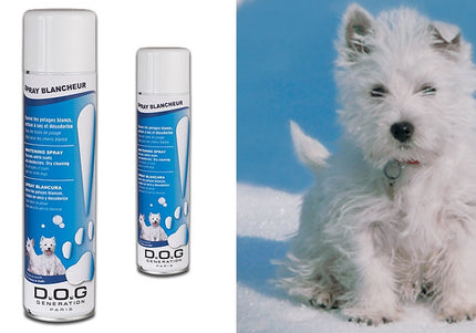 Dog Generation Whitening Spray 400ml – Fast-Acting Coat Brightening Powder Formula in Convenient Spray