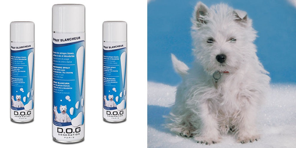 Dog Generation Whitening Spray 400ml – Fast-Acting Coat Brightening Powder Formula in Convenient Spray