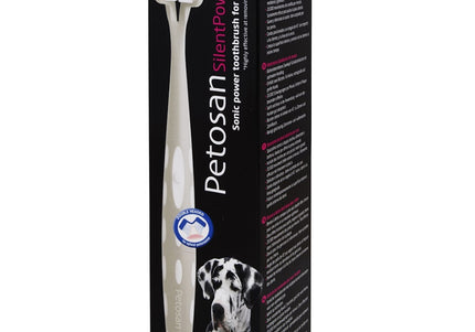 Petosan Sonic Silent Power Electric Toothbrush – Double Head, Gentle Sonic Cleaning Action