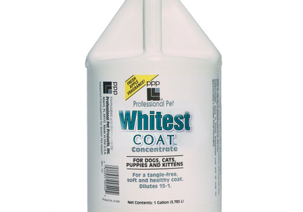 PPP Whitest Coat Shampoo – Concentrated Whitening Formula, 3.8L, Brightens and Revives Coats