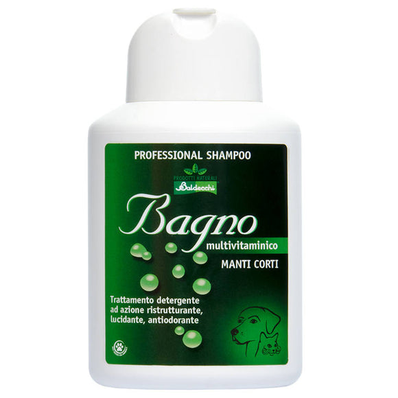 Baldecchi Multivitamin Short Hair Shampoo – Nettle Extract, Collagen, Concentrated Formula, 250ml