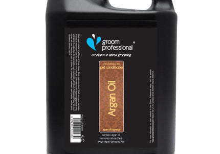 Groom Professional Argan Oil Conditioner – Intense Moisture Concentrate, 1:10 Dilution, 4L Bottle