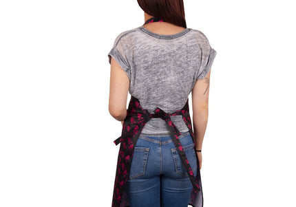 Tikima Waterproof Poodle Grooming Apron – Durable Water-Resistant Design with Fun Poodle Print