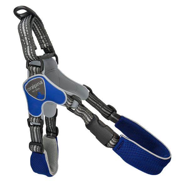 Coralpina Fiames Adjustable Harness Blue – Lightweight Design for Medium and Large Breeds