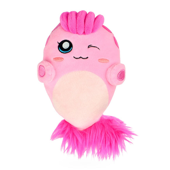 Dashi Fini Plush Squeaker Toy 20cm – Soft Pink Creature, Durable and Engaging