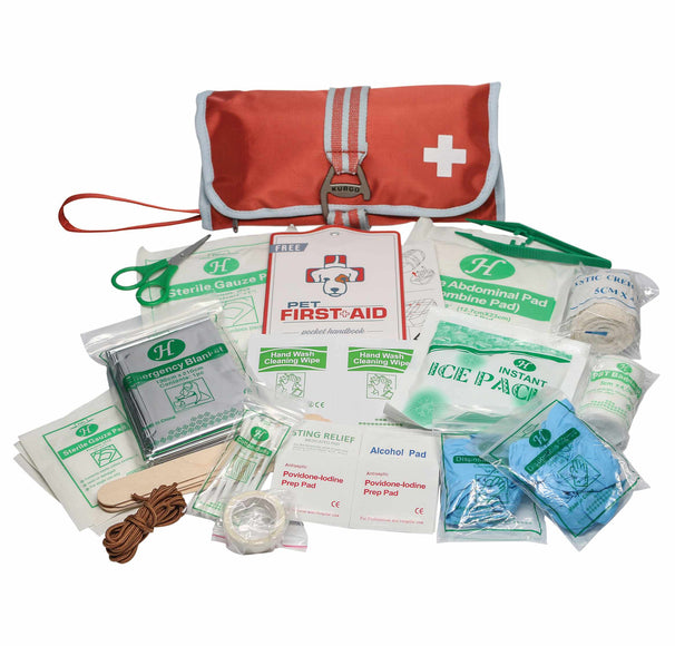 Kurgo First Aid Kit – Compact Emergency Medical Set with Integrated Bottle Opener