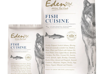 Eden Fish Cuisine Small Breed Dog Food – Salmon, Herring, Trout Recipe, 6kg Bag