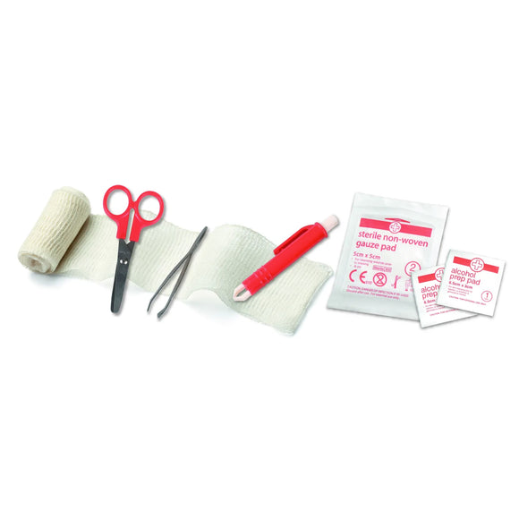 Flamingo Resku Basic First Aid Kit – Compact Emergency Medical Set, Small Size