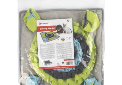 Flamingo Joya Sniffing Blanket S – Small Interactive Scent Mat, Soft Fleece, Stimulating Play