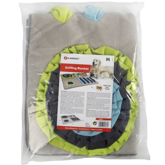 Flamingo Joya Sniffing Blanket M – Interactive Large Scent Mat, Soft Washable Design