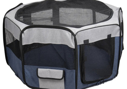 Flamingo Blue Play Pen – Large Enclosure Fence, Durable Lightweight Design