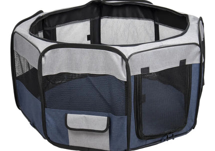 Flamingo Blue Play Pen – Large Enclosure Fence, Durable Lightweight Design