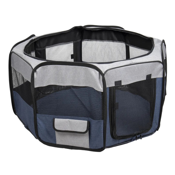 Flamingo Blue Play Pen – Large Enclosure Fence, Durable Lightweight Design