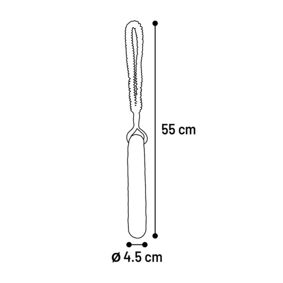 Flamingo Expanda Stick – Durable Dog Fetch Toy with Elastic Handle, Black and Red