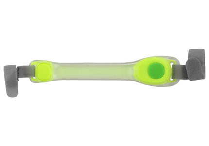 Flamingo Safety Strip LED Glowing Collar Strap – Yellow, Adjustable, High-Visibility Design