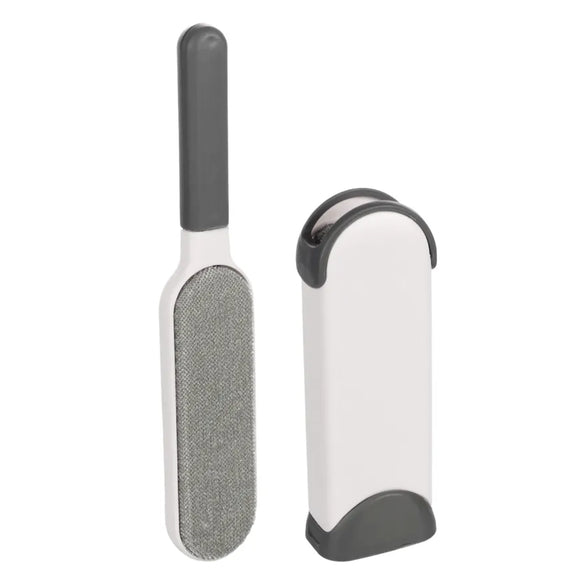 Flamingo Fura Hair Remover Brush – White and Grey, Ergonomic Design for Easy Grooming