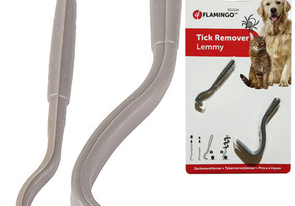 Flamingo Tick Remover Hooks – Durable Dual-Size Set, Easy and Safe Tick Extraction