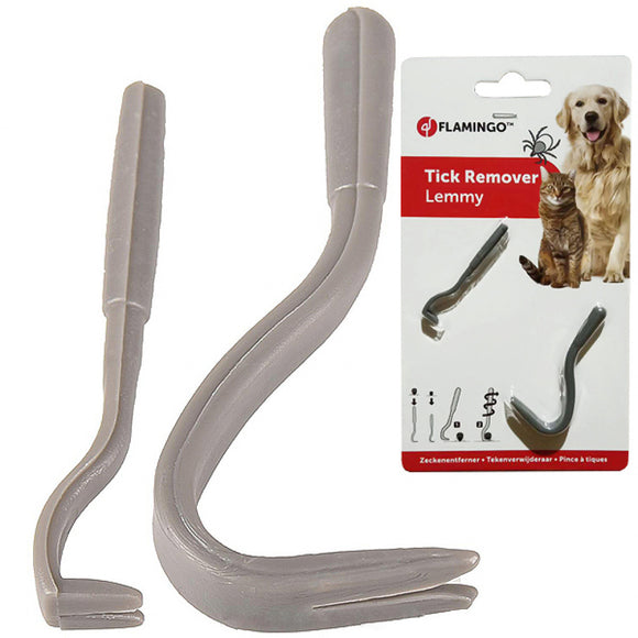 Flamingo Tick Remover Hooks – Durable Dual-Size Set, Easy and Safe Tick Extraction
