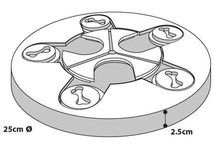 Flamingo Braintrain Athena Interactive Puzzle Toy – Durable Educational Enrichment Game
