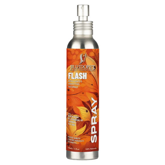 FluidoPet Flash Spray – Natural Protective Formula, 150ml, Fast-Absorbing and Gentle