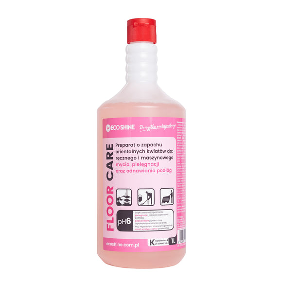 Eco Shine Floor Care 1L – Oriental Flower Scented Floor Cleaner and Renovator