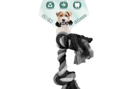 Holland Dental Floss Toss Rope Small – Durable 30cm Dental Toy with Floss Fibers, Promotes Oral Health