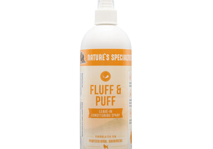 Nature's Specialties Fluff & Puff Spray – Moisturizing Leave-In Conditioner, 473ml, Lightweight Formula