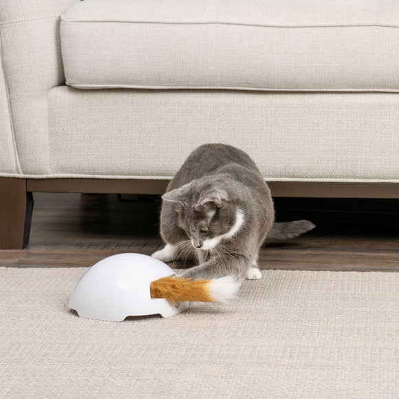 PetSafe Fox Den Automatic Cat Teaser – Interactive Motion Toy with Realistic Fox Tail