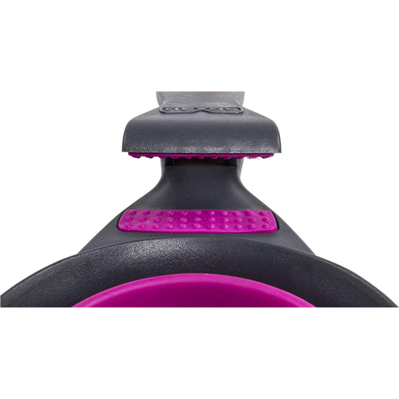 Dexas Collapsible KlipScoop 3in1 Large 473ml – Foldable Food Scoop with Bag Clip, Purple