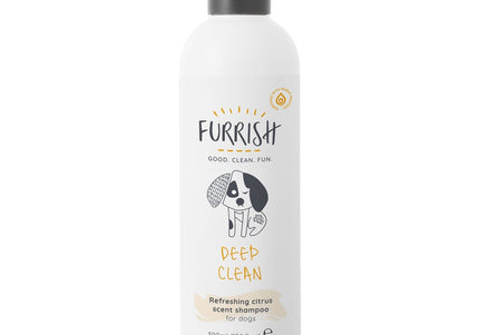 Furrish Deep Clean Shampoo 300ml – Lemongrass Formula, Deep Cleansing and Refreshing Scent