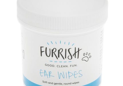 Furrish Ear Cleaning Wipes – Gentle Cleansing Formula, 100 Pack, Hypoallergenic and Easy to Use