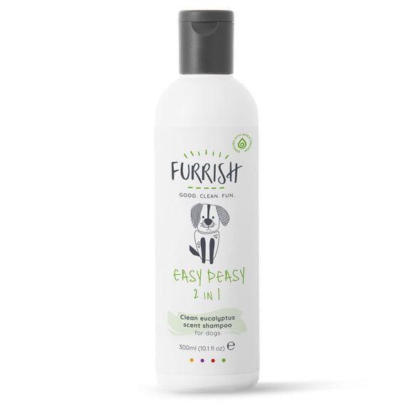 Furrish Easy Peasy 2in1 Shampoo 300ml – Cleansing and Moisturizing Formula with Built-In Conditioner