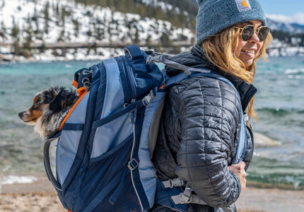 Kurgo G-Train K9 Pack Navy – Versatile Pet Backpack, Durable Water-Resistant Design, Navy Blue