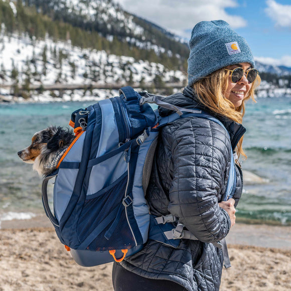 Kurgo G-Train K9 Pack Navy – Versatile Pet Backpack, Durable Water-Resistant Design, Navy Blue