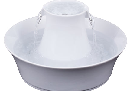 PetSafe Drinkwell Avalon Ceramic Fountain – 2L Capacity, Hygienic and Easy-to-Clean Design